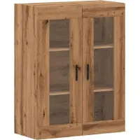 vidaXL Wandschrank Artisan-Eiche 69,5x34x90 cm
