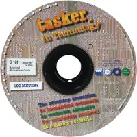 Tasker Tasr-c128-blk Mikrofonkabel 2x 0.35 Mm 100 M
