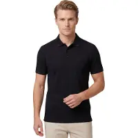 Boss green Polo Paddy schwarz Regular Fit Kurzarm