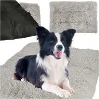 B2X Hundebettmatte XXL grau 110x75cm