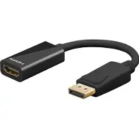 Goobay DisplayPort auf HDMI-Adapterkabel, vergoldet