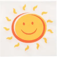 Papstar 20 Servietten, 25 cm x 25 cm 3-lagig 1/4-Falz