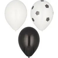 Papstar Luftballons Ø 29 cm farbig sortiert "Football" 96 Stück