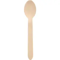 Papstar 1000 Löffel, Holz pure 16 cm gewachst
