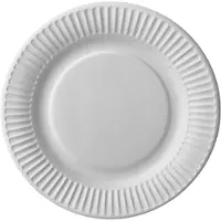 Starpak Teller, Pappe rund Ø 18 cm weiß, 8 x 100 Stück 800 Stück
