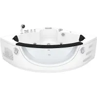 AcquaVapore Whirlpool Pool Badewanne Wanne W06R-TH-SC 152x152cm