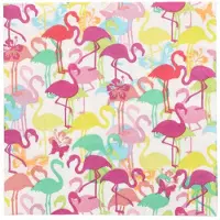 Papstar Servietten, 3-lagig 1/4-Falz 33 cm x 33 cm "Flamingoparty" 200 Stück