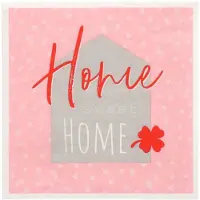 Papstar Servietten, 3-lagig 1/4-Falz 33 cm x 33 cm "Sweet Home" 200 Stück