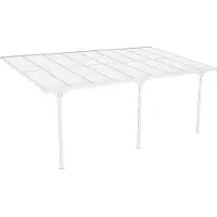 50nrth Westmann, Terrassenüberdachung "Bruce 556", weiß, 300 x 556 x 270 cm (L x B x H)