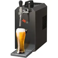 Ich-zapfe Zapfanlage, Bierzapfanlage JET 30K Bierkoffer mit Luftpumpe Durchlaufkühler 1-leitig Trockenkühler, bis zu 30 Liter/h