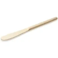 WAS Germany - Buttermesser Set ALEX CHAMPAGNE, mit champagner, matter PVD Beschichtung, 18 cm, Set á 12 Stück, Chromnickelstahl 18/10