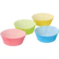 Papstar 60 Backförmchen Ø 5 cm · 2,5 cm Farbig sortiert