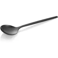 WAS Germany - Suppenlöffel Set ALEX BLACK, mit schwarz, matter PVD Beschichtung, 18 cm, Set á 12 Stück, Chromnickelstahl 18/10