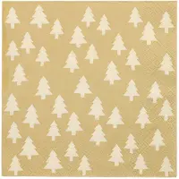 Papstar 20 Servietten, 40 cm x 40 cm 3-lagig 1/4-Falz