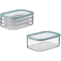 Mepal | Frischhaltedosen Starter-Set Meat & Cheese | spülmaschinenfest | ideal für die Aufbewahrung von Lebensmitteln | Nordic Green