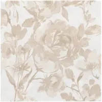 Papstar Servietten "ROYAL Collection" 1/4-Falz 40 cm x 40 cm sand "Rose", 8 x 20 Stück 160 Stück