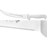 Mundial , Professionelles Steakmesser, (5602-8), 20.3CM, schmale gebogene Klinge, Weiß, Edelstahl