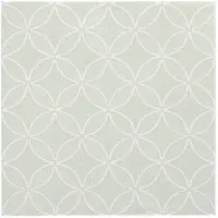 Papstar 160 Servietten `ROYAL Collection` 1/4-Falz 40 cm x 40 cm jadegrün `Circle Flowers`