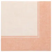 Papstar Servietten "ROYAL Collection" 1/4-Falz 40 cm x 40 cm terracotta "Linum", 8 x 20 Stück 160 Stück