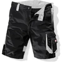 Bullstar kurze Arbeitshose WORXTAR schwarz/grau GLO760407081