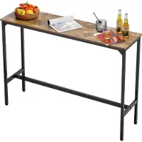 Vevor Bartisch Bistrotisch Kneipentisch mit Metallrahmen
