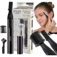 Adler AD 2934B, Schwarz, Aluminium, Zylinder, 1,5 mm, 3,5 mm, Gesicht