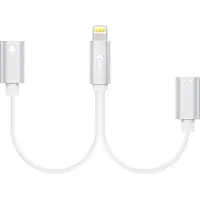 XLayer Kabel Dual Lightning Adapter (1x Lightning auf 2x Lightning) White