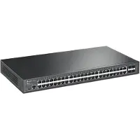 TP-LINK JetStream 48-Port Gigabit L2+-Managed Switch mit 4 10GE SFP+ Slots, Managed, L2+, Gigabit Ethernet (10/100/1000), Rack-Einbau, 1U