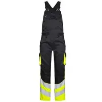 Engel Safety Light Latzhose, schwarz/gelb, Gr. 74 - schwarz/gelb - 74