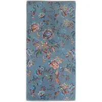 Pip studio Badetuch Secret Garden Blue (70 x 140 cm)