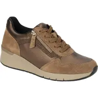 Gabor 76.508 Damenschuhe - Halbschuhe - Sneaker braun Freizeit