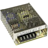 MEAN WELL RS-75-12, 72 W, 88 - 264 V, 47 - 63 Hz, 60 ms, 84,5%, Überspannung, Überlastschutz, Kurzschluß
