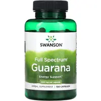 Swanson Health Guarana 500mg 100 St