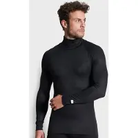Ceceba Thermo Rollkragenshirt Thermo Sport in schwarz-dunkel-uni | Gr.: 6