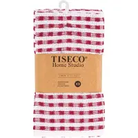 Tiseco Küchenhandtuch Home Studio Oman Red - 50 x 70 cm (3er Set)