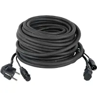 DAP-Audio AUDIO Power-Signal Kaltgerätekabel 20m, SCHWARZ