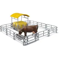 BRUDER - Accessories: Hay rack with fences and trough (62612)