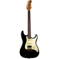 JET Guitars JS-480 Palisander schwarz