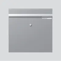 Siedle S. & Soehne Briefkasten-Modul sil/met m.Einwurfk. BKM 611-4/4