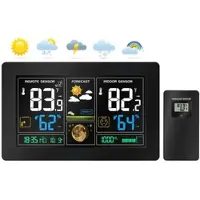 Echos Eco-450 Funkwetterstation mit LCD Farbdisplay Wettervorhersage Außensensor