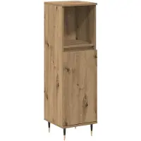 vidaXL Badschrank Artisan-Eiche 30x30x100 cm Holzwerkstoff