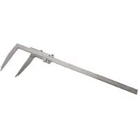 Dasqua 1310-0015 Monoblock-Messschieber mit Spitzenbacken und Feineinstellung 1000mm 1St.