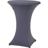 Gardamo Stehtischbezug Stehtischbezug, ca. AE 70-85 x 110 cm in der Farbe/Design anthrazit, Stretch