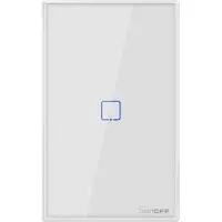 Sonoff T2US1C - 1-gang Wi-Fi Smart Wall Switch US - White