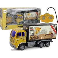 Leantoys Ferngesteuerter Bauwagen 1:24 Gelb