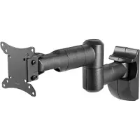 Deltaco ARM-0370, Schrauben, 30 kg, 33 cm (13 Zoll), 81,3 cm (32 Zoll), 100 x 100 mm, Schwarz