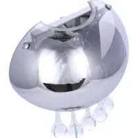 Azzardo Wandleuchte Burn Wall Chrom G9 1-flammig, IP20, Abmessungen 21 x 7 x 16 cm