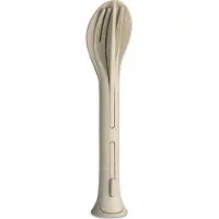 Koziol Klikk Pocket Besteck-Set 3-teilig Beige