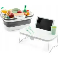 InnovaGoods Faltbarer Picknickkorb mit Tisch-Deckel Pickning