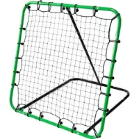 Enero Fußball Rebounder Netz Sports Kickback Fußballtraining Trainingsrahmen Fußballtor 120x120CM